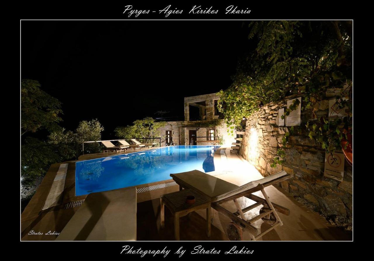 Pyrgos Traditional Village Ágios Kírykos Extérieur photo